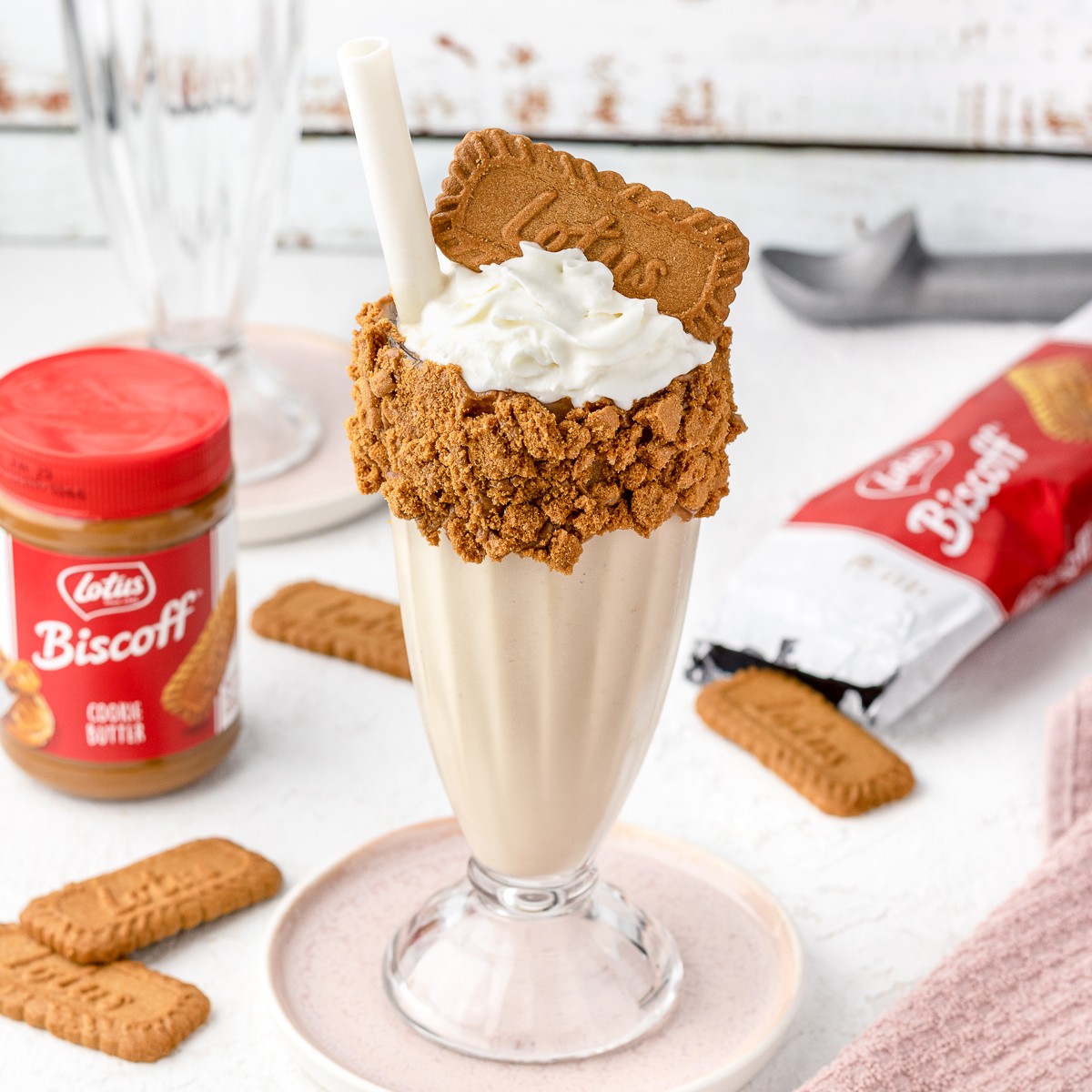 Biscoff & Cream Boozy Milkshake